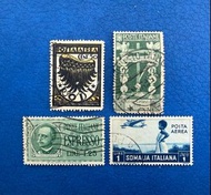 意大利郵票 紀念郵票 4枚 1930年代