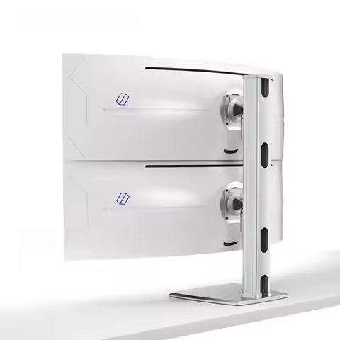 The monitor bracket is compatible with dual 49-inch, upper and lower dual-screen monitor bracket, co