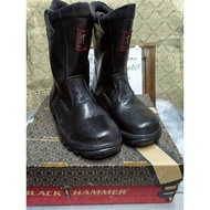 Kasut Safety Boots NIB Black Hammer Size 9uk/28cm