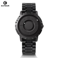 EUTOUR Watches Men Magnetic Watches 3D PVD One Piece Quartz Watch Waterproof Watches Resin/Leather S