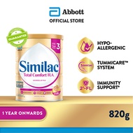 Similac Total Comfort Stage 3 Baby Milk Powder Formula 2 -FL 820g (1 year onwards)