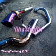Exhaust mx135 daeng4 say thailand funnel LOVE for vixion/fu/mx135/mxking