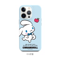 (เคสคอมโบ)เคสไอโฟน Sanrio Cinnamoroll แท้ 100% สำหรับ iPhone16 เคส 16pro 16promax เคส 15promax 15pro