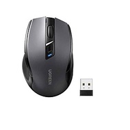 Ugreen 90855 4000dpi 2.4Ghz Bluetooth Chuột không dây + Bluetooth Ergonomic Mouse không kèm pin AA m
