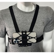 GoPro Chest Strap and Smartphone Adjustable Vest GP60 Multifunctional Smartphone Camera Holder LongT