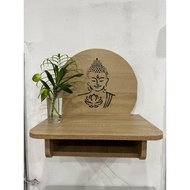 Hanging altar shelf with led light Large Size