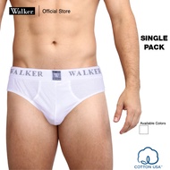 Walker Organic Cotton USA Men's Signature Underwear Brief in White (Single Pack) Men Underwear Cotto