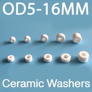 Good M2 M3.5 M4 M5.5 M6.3 Ceramic Washer Spacer High Temperature Resistant Gasket Ring Insulating Ce