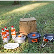 Camping storage box, camping equipment bag