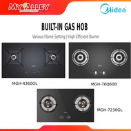 Midea Built-in & Table Top Gas Hob with 5.8kW Burners MGH-4360GL / MGH-7230GL / MGH-76Q60B / MGS-T21