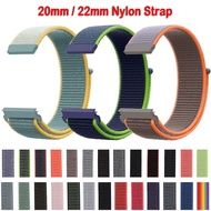 22mm 20mm nylon sport Strap Samsung Gear S3 / S2 Galaxy Watch 46mm 42mm watch band