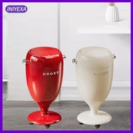 [Iniyexa] Trash Can Garbage Can with Universal Wheels Movable Dustbin Tall Wastebasket