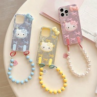 Hello Kitty Butterfly Knot Case For Infinix Hot 60 Pro Plus 60 60i Tecno Spark 40C 40 Pro Camon 40 G