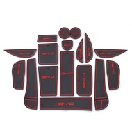 16Pcs/Set Rubber Mats for BYD Dolphin Storage Box Slot Dolphin Pad BYD Dolphin Car Accessories