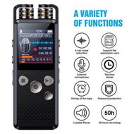 Portable Rechargeable Digital Sound Audio Recorder Recording MP3 Player USB Spy Voice Recorder with Mic Hidden Recorder