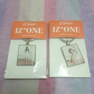 IZONE IZ*ONE D-ICON DICON KEYRING KEYCHAIN (NAKO & HITOMI)