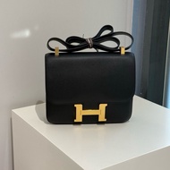 閑置未使用Hermes 康康mini 19 box皮