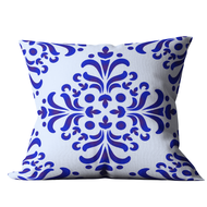 SARUNG BANTAL PRITING MOTIF TILE MEDITERANIA - Sentuhan Klasik & Mewah-