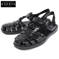 Gucci GG Marmont 橡膠廓爾喀涼鞋 / 35碼