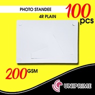 4R Photo Standee Plain dual orientation 200gsm