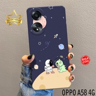HP Oppo A58 4G Case - starcase.id - Oppo A58 4G 2023 Phone Case - Astronaut Fashion Case - Phone Cas