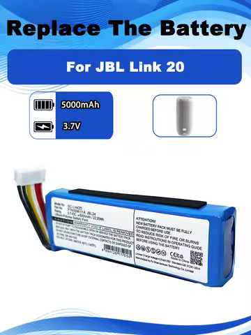 3.7V P763098 01A Replacement Battery For JBL Link 20 Wireless Bluetooth Speaker batteries