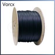 Fiber Optic 2 Core Drop Cable 1km Outdoor IB Black Drum