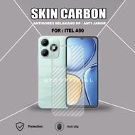 Skin Carbon Itel A90 Itel A80 Itel P65 Itel P55 Nfc Itel P55 5G Itel A70 Anti-scratch Garskin Back P
