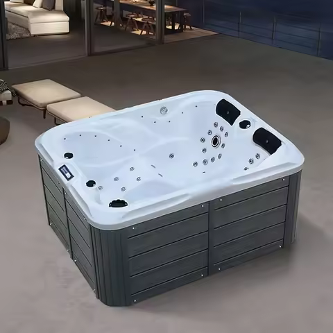 Small Corner Two People Bathtub whirlpool Hot Tub Energy-efficient whirlpool Bathtub