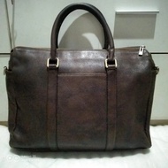 tas daks leather tebal 39x30 laptop preloved second