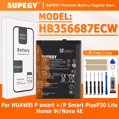 HB356687ECW Battery For Huawei Nova 3i/Nova 2i Nova 2plus/Mate 10 Lite RNE-AL00 TL00 Nova2S Phone ba