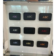 Genuine TUMI TUMI Backpack Shoulder Bag Cowhide Nameplate Tag Luggage Tag Nameplate Lettering Custom