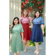3XL-7XL Plus Size Thai Dress Work Office LMSDWP9527