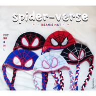 Crochet Spiderman Spider-verse Beanie Hat | keepstylinlady