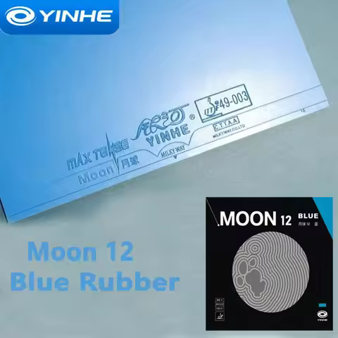 Original YINHE Moon 12 BLUE Table Tennis Rubber Galaxy Pips-In YINHE Ping Pong Rubber Astringent spo