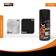 Samurai Spray Paint Motor Exhaust H1 Hi Temp Silver/ H2 Hi Temp Black