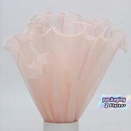 28*200cm/28*400cm Wrinkled Organza Ribbon For Gift Wrapping And Flower Arrangement, Suitable For Bir