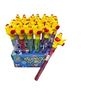 Wooden Bubble Toys Yellow Duck Head 30 Cm. Easy To Play Built-In Sound