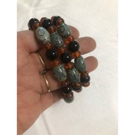 3-EYED DZI STONE BRACELET 10mm ms BP8