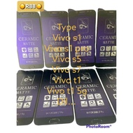 Anti-scratch blue matte Vivo S1, s1 pro, s5, s7, t1, t1 5g, t1 pro, x21, x23, x27, x27 pro, x30, x30