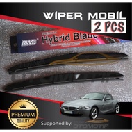WIPER BMW Z4 E85 E86 2003-2008 HYBRID GRAPHITE RWB 2 PCS