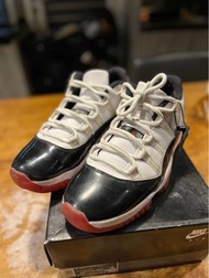 歡迎議價交流 Jordan 11代Low 黑紅  US11.5 29.5cm 籃球鞋 公牛 休閒鞋 retro 低筒 nba