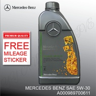 NEW ORI MERCEDES FULLY 5W30 1L A-CLASS C-CLASS E-CLASS CLA GLA GLC 5W-30 ENGINE OIL SYNTHETIC MB 229