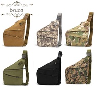 BRUCE1 Outdoor Shoulder Bag, Waterproof Oxford Cloth Crossbody Backpack, Compact Colorful Sturdy Portable Sling Bag Riding