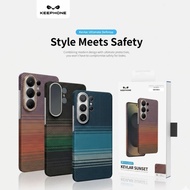 KeePhone KEVLAR Aramid Fiber Samsung S26 Ultra Thin Shockproof Case Supports Premium Wireless Chargi