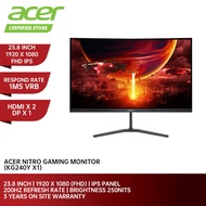 ACER Nitro KG240Y X1 Gaming Monitor - 23.8"/FHD/IPS/200Hz/250NITS/1ms(VRB)/DP/HDMI/3Y