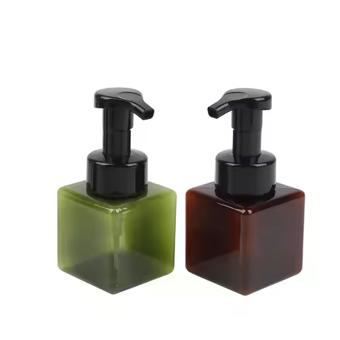 Portable Manual Press Foaming Soap Pump Bottle 250/450/650ml Liquid Shower Gel Bathroom Dispenser Co