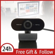 Supergoodsales Webcam  Built in Mic 1080P HD 90 Degree Wide Angles USB Camera CMOS Sensor Multifunct