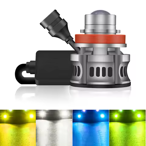 H7 H11 H8 H9 9005 HB3 9006 HB4 LED Fog Light Bulb Automotive Turbo Headlight Fog Lamp 12V 8000K 6000