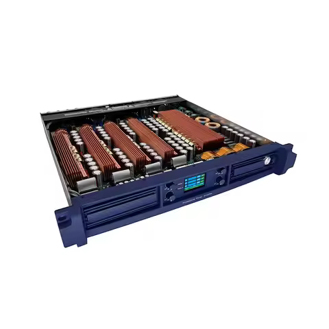 Digital Power Amplifier Pro Audio 1.5U Power 4 Channel 4X1600W Professional Sound System